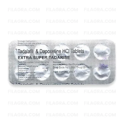 Buy Extra Super Tadarise 40mg 60mg strip online