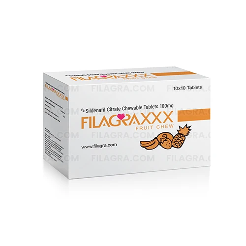 Buy Filagra XXX Fruit Chew 100mg tablet (Sildenafil Citrate) Online