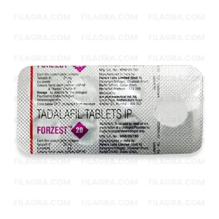 Buy Forzest 20mg strip online