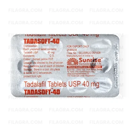 Buy Tadasoft 40mg Strip online