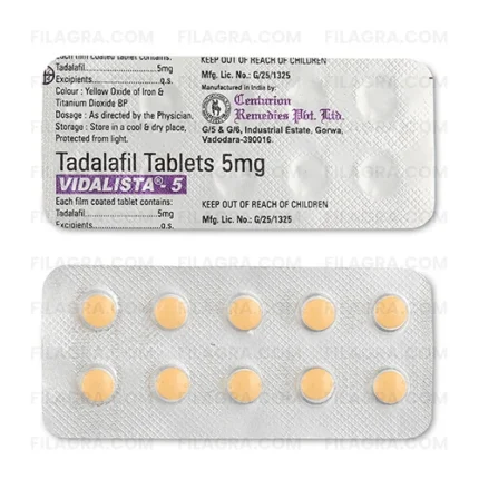 Buy Vidalista 5mg strip online