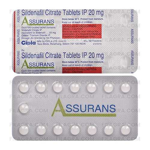 Buy assurans 20 tablets online