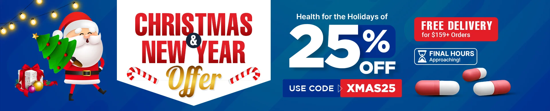 Christmas and New Year Holiday Sale